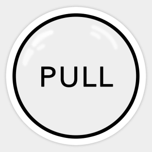 Pull Sticker